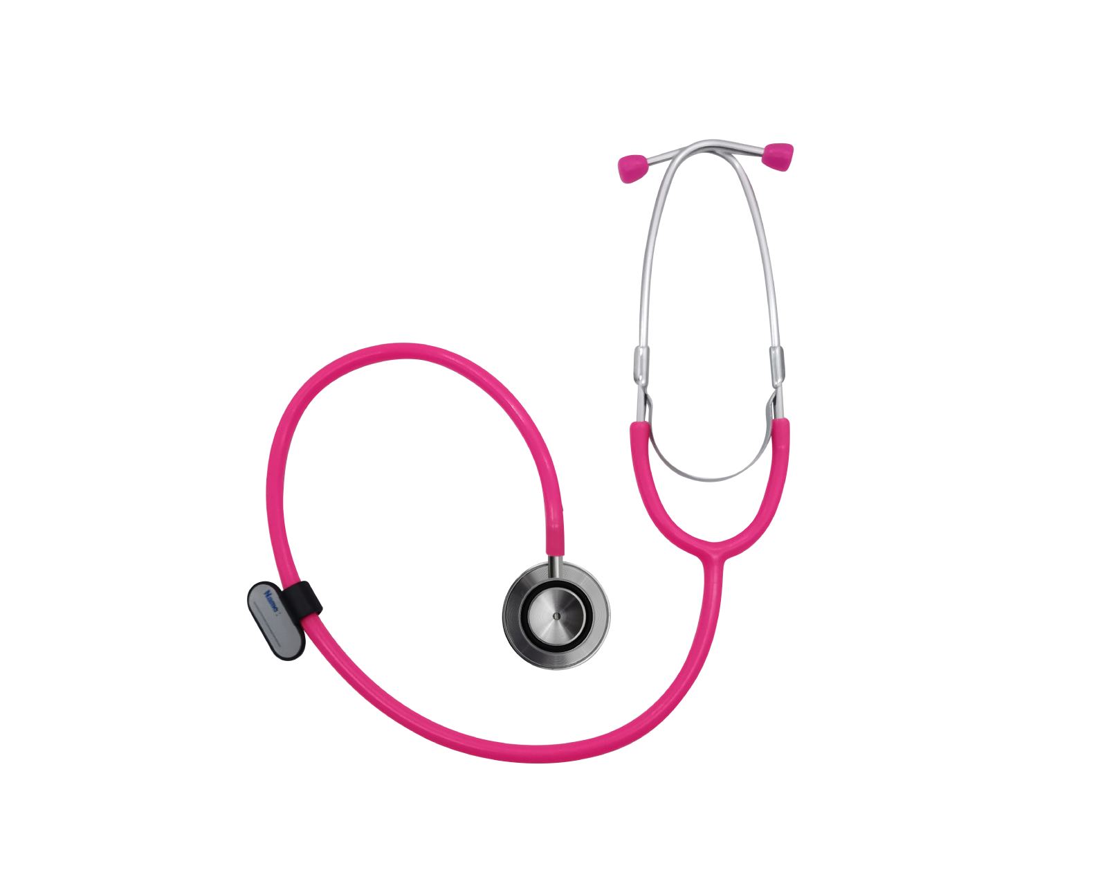Foto 4 pulgar | Baumanómetro Aneroide Medstar color Rosa Kit con Estetoscopio de Doble Campana