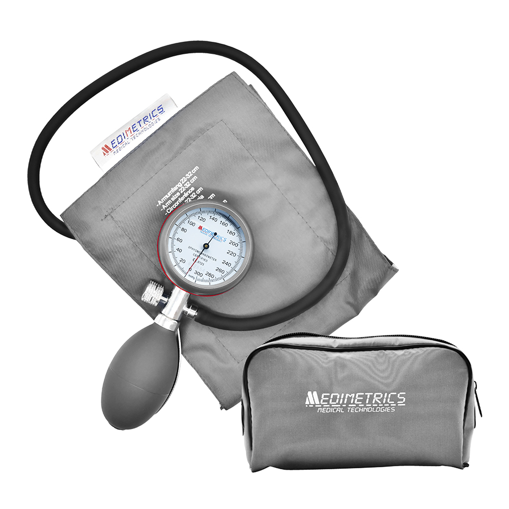 Baumanómetro Medimetrics color Gris Manual Aneroide