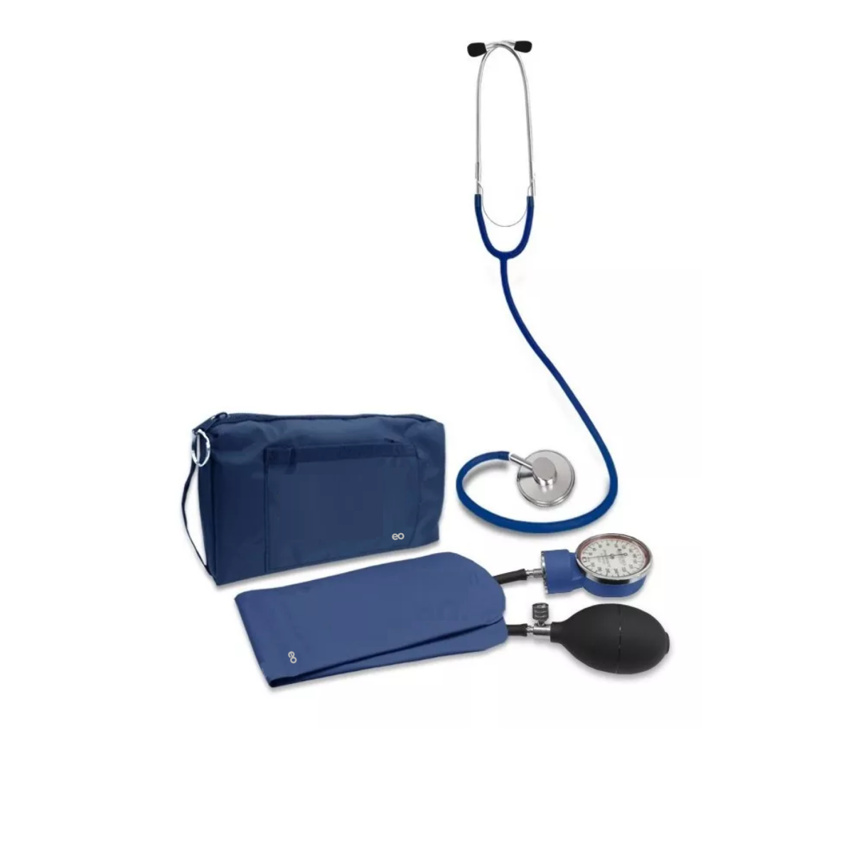 Foto 1 | Kit Baumanómetro Estetoscopio Máquina Eo Safe Imports Esi-10649-1 Azul