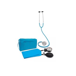 Foto 1 | Kit Baumanómetro Estetoscopio Máquina Eo Safe Imports Esi-10648-1 Azul