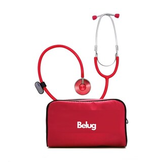 Foto 5 | Baumanómetro Kit Con Estetoscopio De Una Campana Belug Rojo