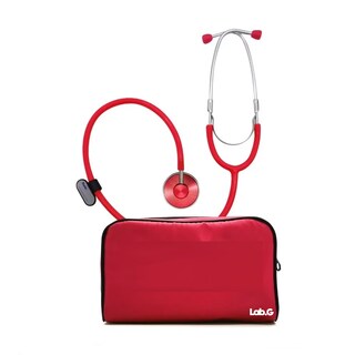 Foto 5 | Baumanómetro Kit Con Estetoscopio Lab.g De Una Campana Rojo