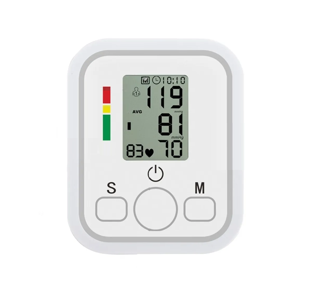 Monitor Digital Automático De Toma Presión Arterial Eo Safe Imports Esi-399 Blanco