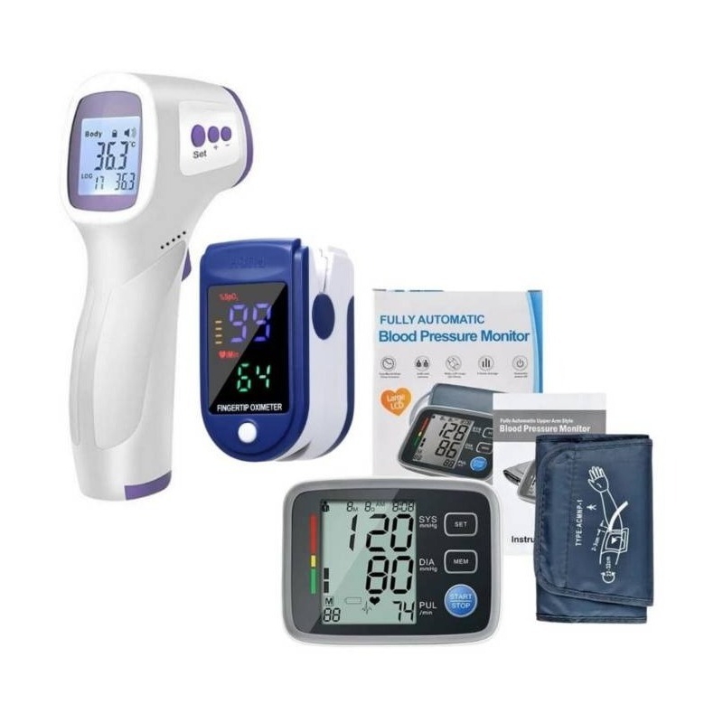Foto 1 | Termómetro Digital Health Pack, Oxímetro Y Tensiómetro - Venta Internacional.