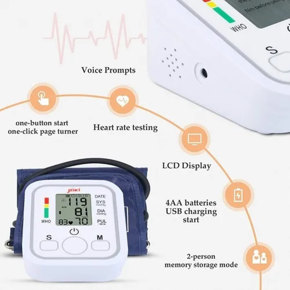 Foto 5 | Tensiómetro De Brazo Automático Lcd Digital 2210 - Venta Internacional.