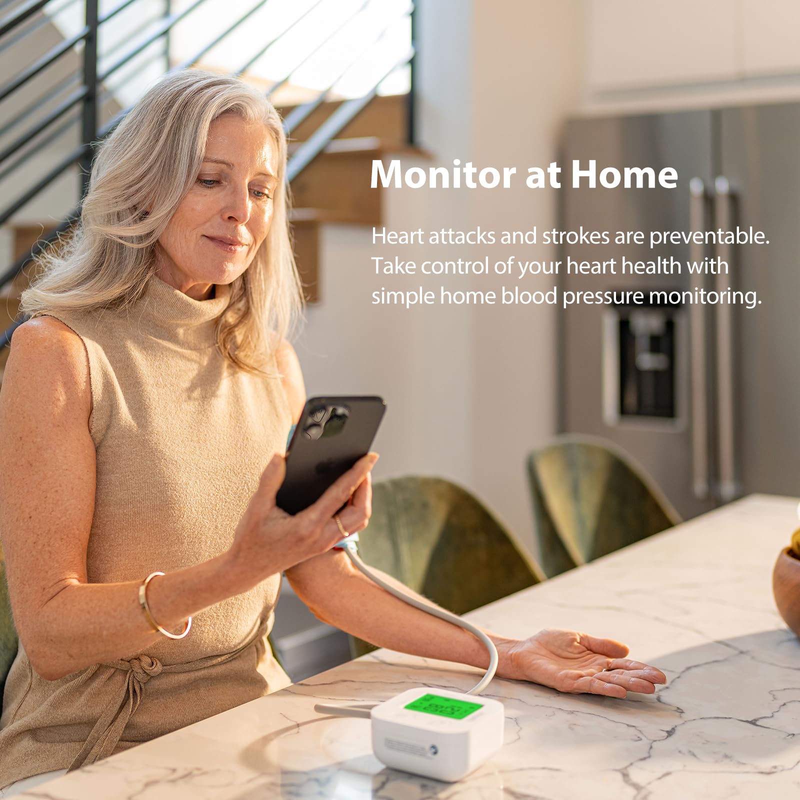 Foto 6 pulgar | Monitor de Presión Arterial Ihealth Track Smart Upper Arm - Venta Internacional