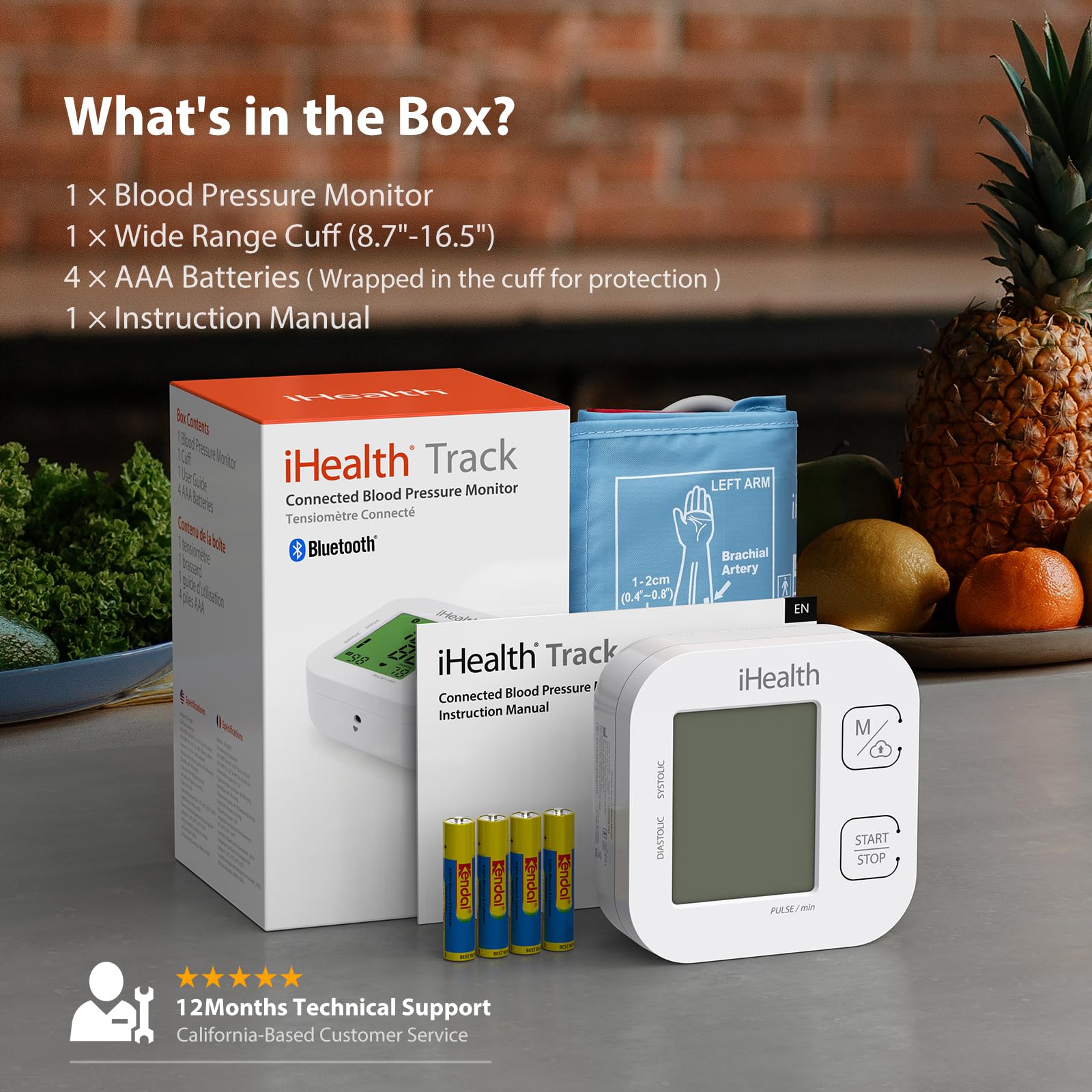 Foto 7 pulgar | Monitor de Presión Arterial Ihealth Track Smart Upper Arm - Venta Internacional