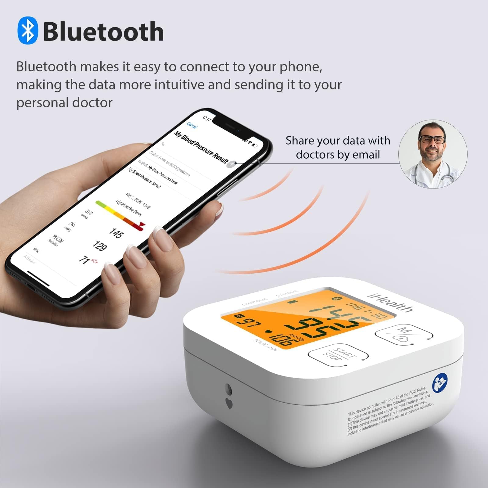Foto 7 | Monitor de Presión Arterial Ihealth Track Smart Upper Arm - Venta Internacional