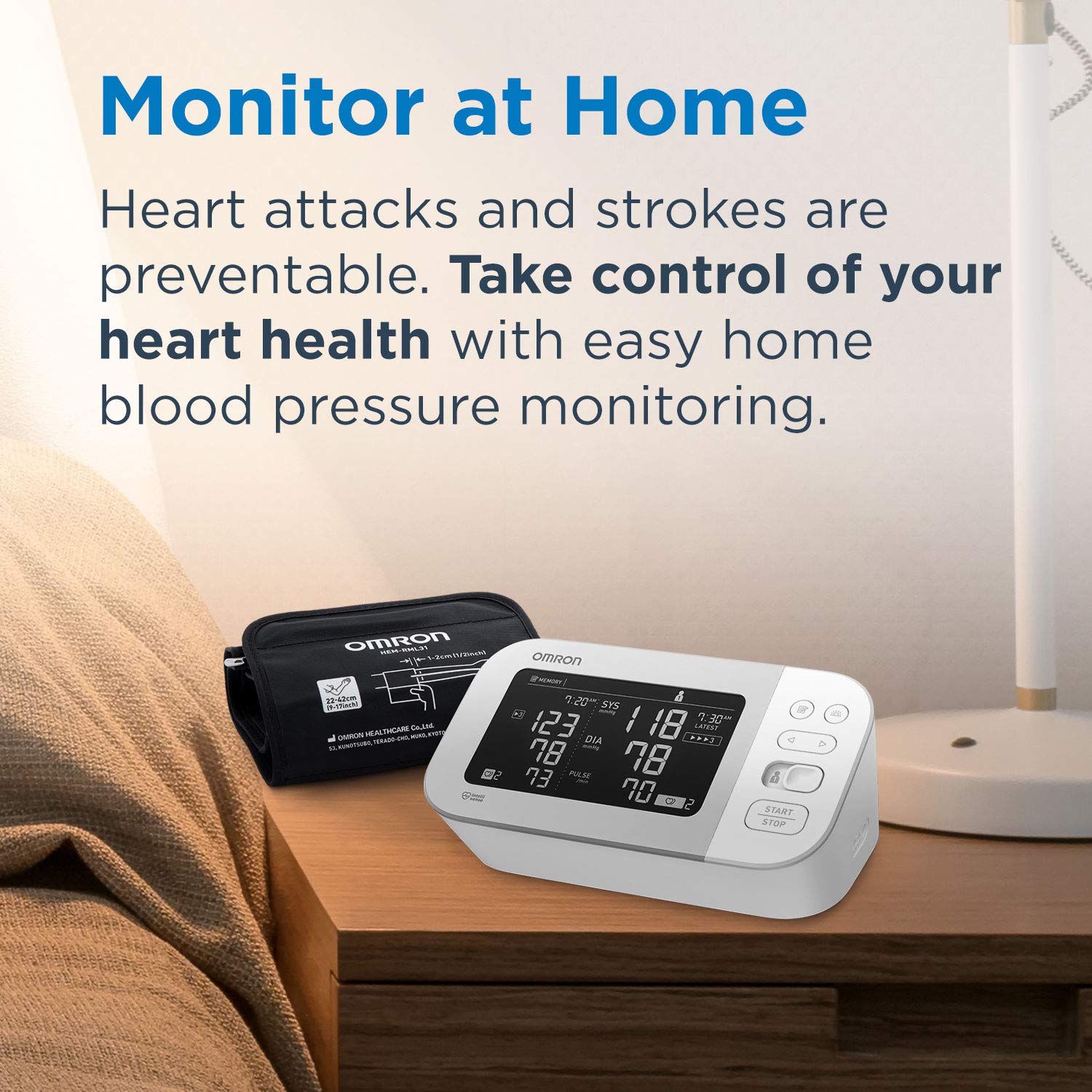 Foto 5 | Manguito Omron Platinum Para La Parte Superior Del Brazo Con Monitor De Presión Arterial - Venta Internacional.