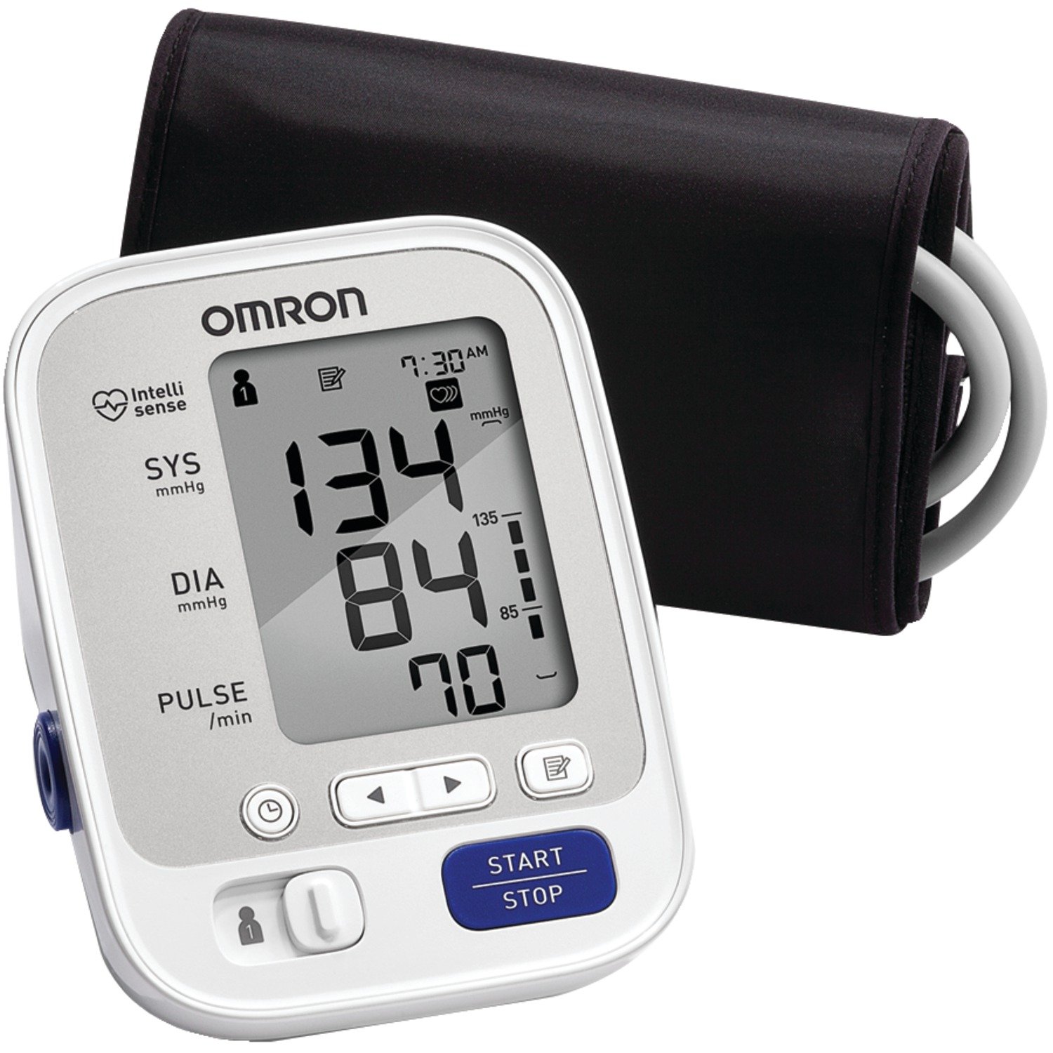 Monitor De Presión Arterial Omron Serie 5 Para La Parte Superior Del Brazo, Blanco - Venta Internacional.
