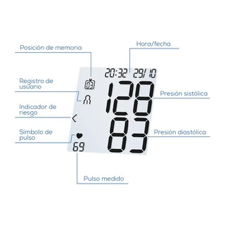 Foto 4 | Monitor De Presión Arterial Digital De Muñeca Automático Lab.g Blanco