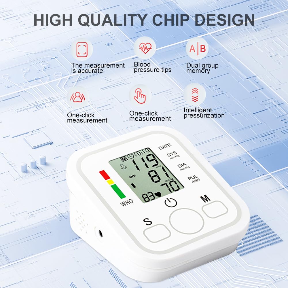 Foto 6 pulgar | Monitor De Presión Arterial Omron Para La Parte Superior Del Brazo Con Manguito Grande - Venta Internacional.
