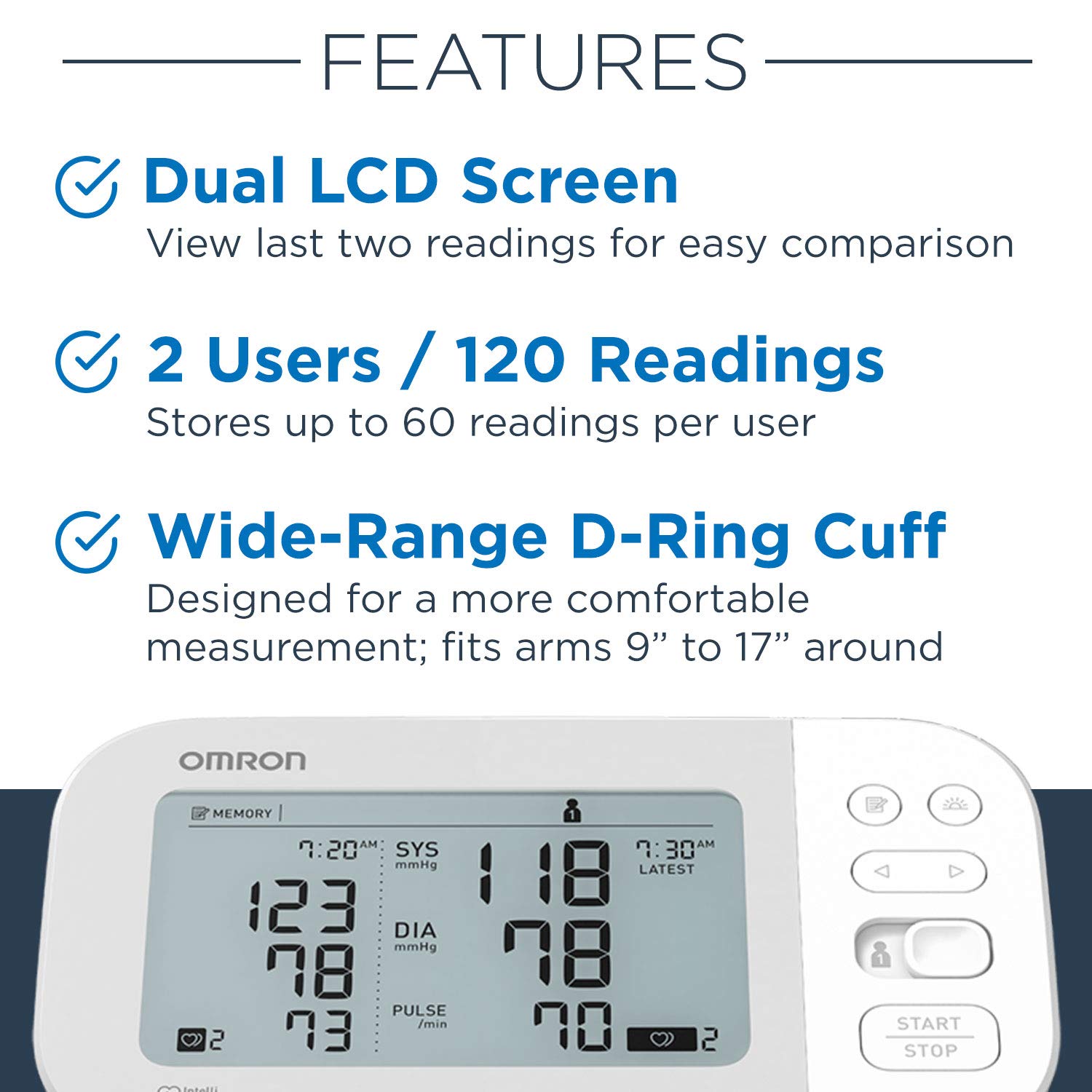 Foto 4 pulgar | Monitor De Presión Arterial Omron Gold Upper Arm Con App Connect - Venta Internacional.