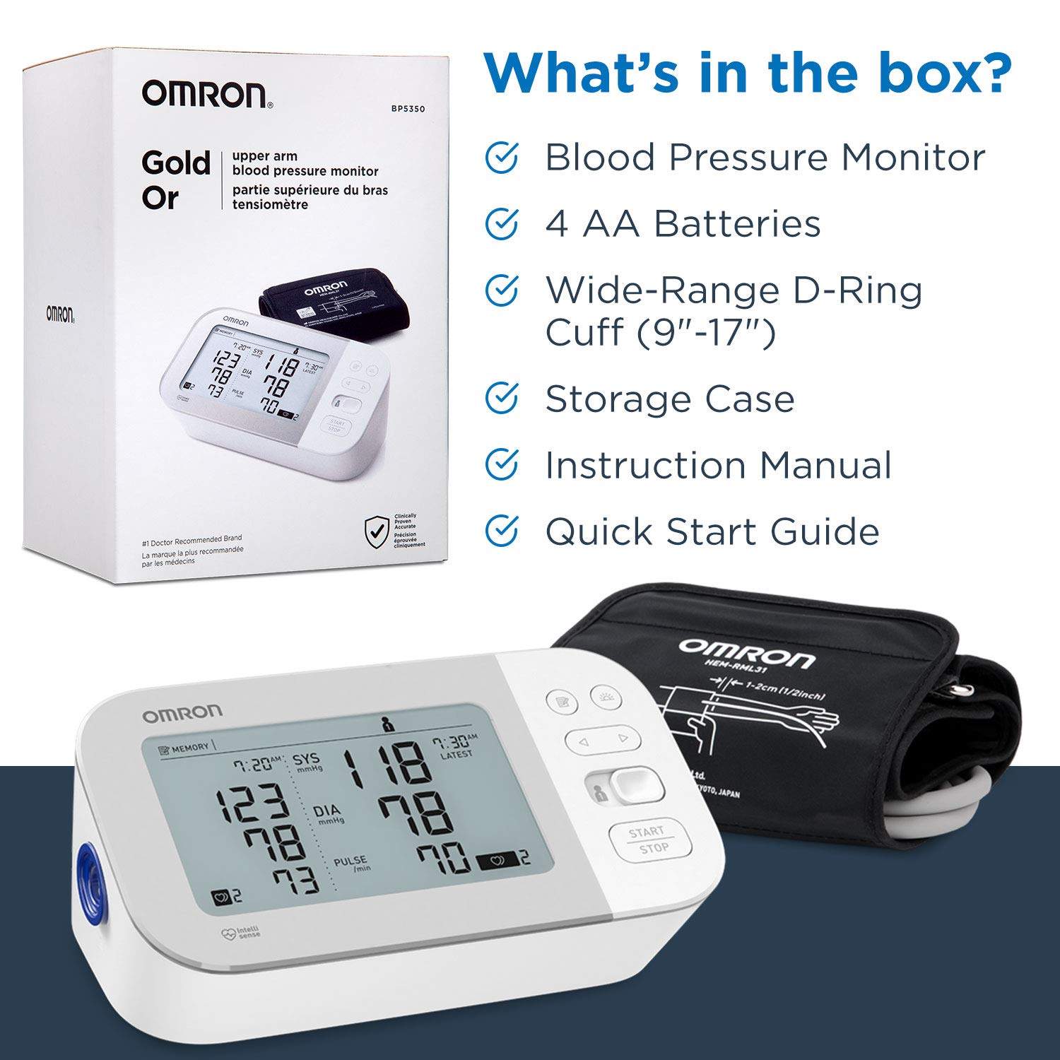 Foto 6 | Monitor De Presión Arterial Omron Gold Upper Arm Con App Connect - Venta Internacional.