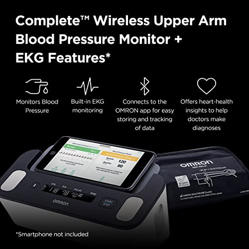 Foto 4 pulgar | Monitor De Presión Arterial Omron + Ekg, Bluetooth, 6 Lectur - Venta Internacional.