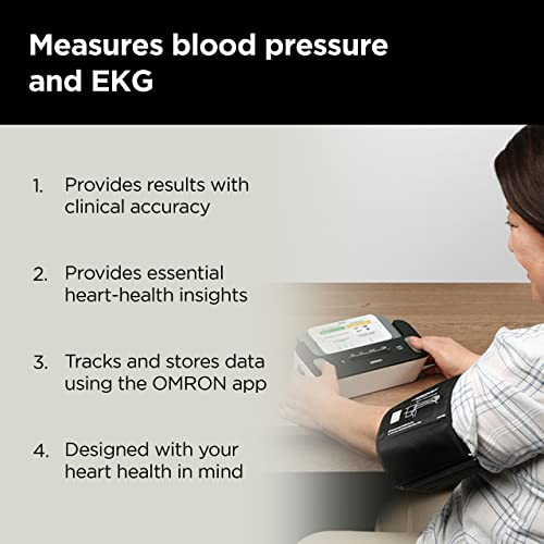 Foto 6 pulgar | Monitor De Presión Arterial Omron + Ekg, Bluetooth, 6 Lectur - Venta Internacional.