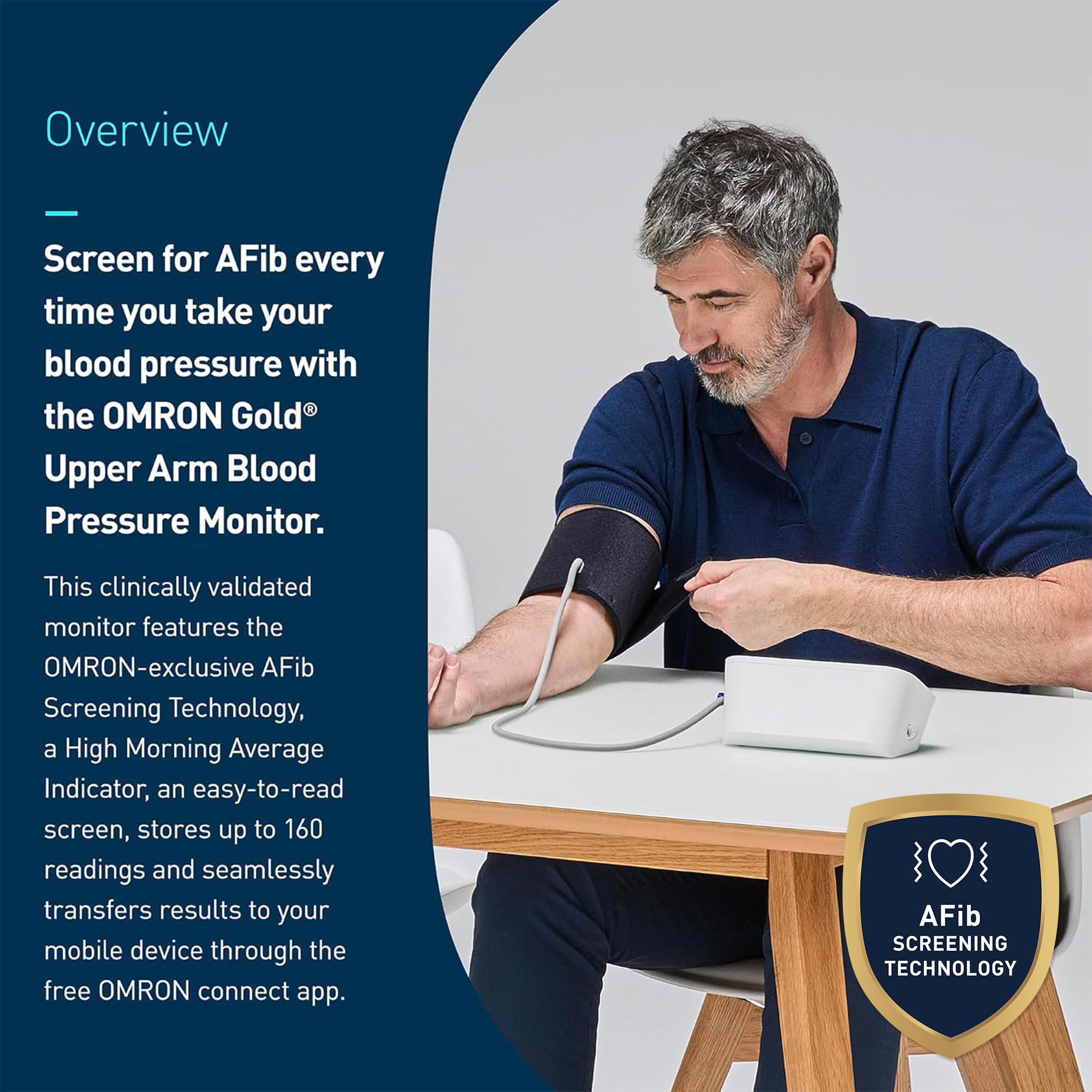 Foto 2 | Monitor De Presión Arterial Omron Gold Upper Arm Con App Connect - Venta Internacional.