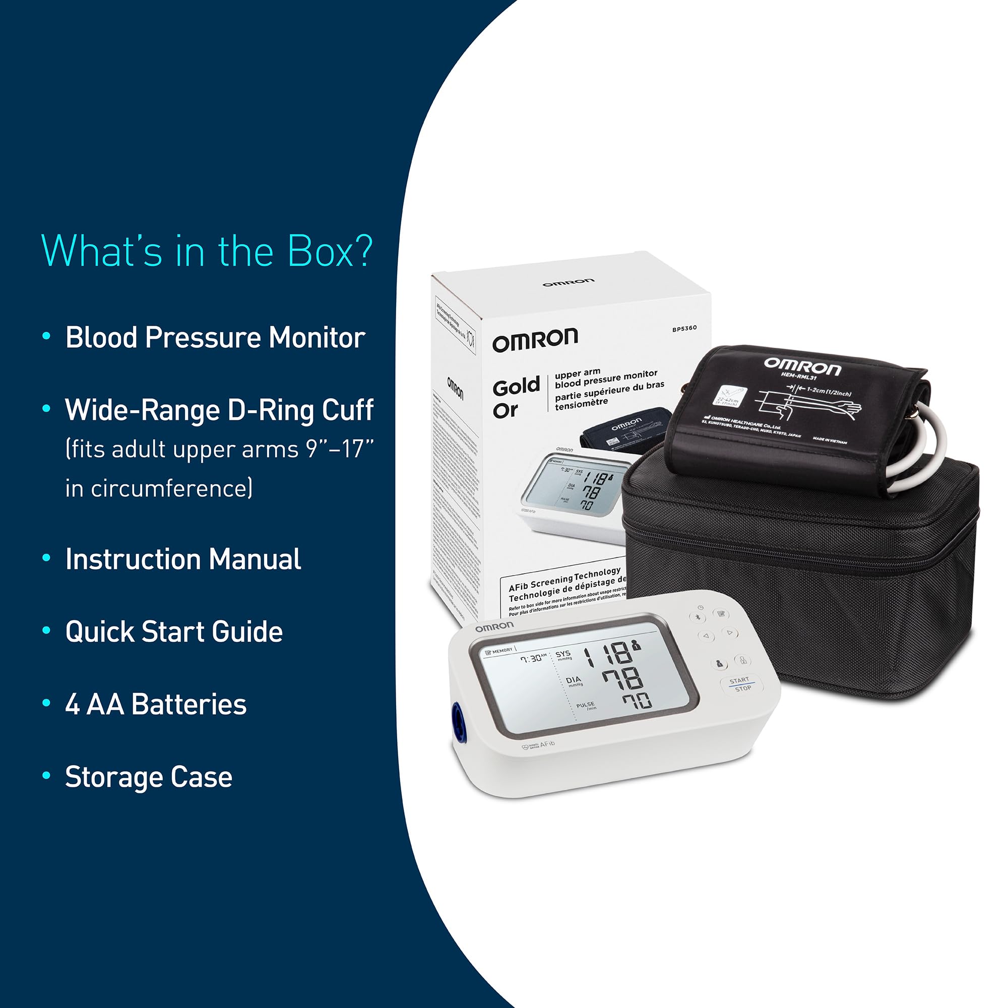 Foto 7 | Monitor De Presión Arterial Omron Gold Upper Arm Con App Connect - Venta Internacional.