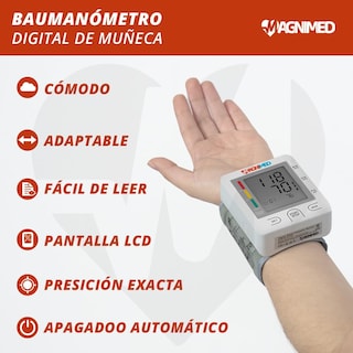 Foto 8 | Baumanómetro Digital De Muñeca - Incluye Estuche