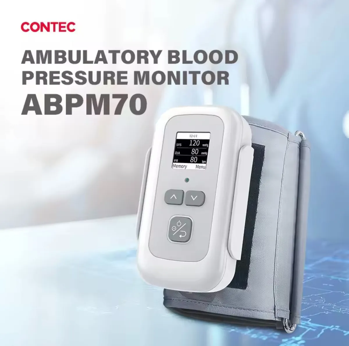 Foto 4 pulgar | Monitor Ambulatorio De Presión Arterial Contec Abpm70 Mapa