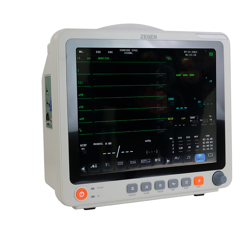 Foto 2 pulgar | Monitor de Signos Vitales de Paciente Zegen  Zgn-7d 12 Pulgadas