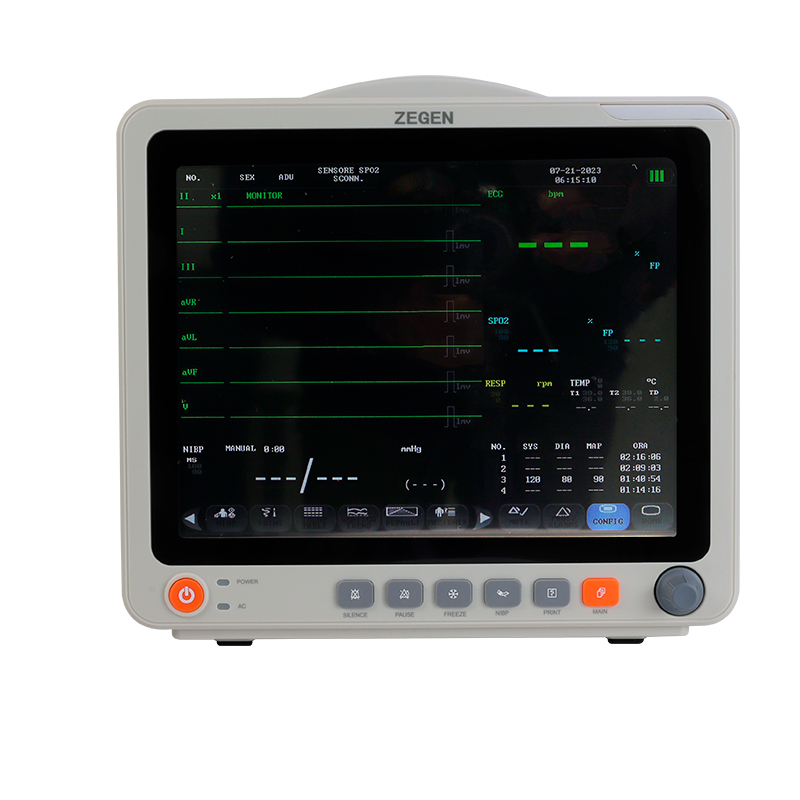 Foto 2 | Monitor de Signos Vitales de Paciente Zegen  Zgn-7d 12 Pulgadas