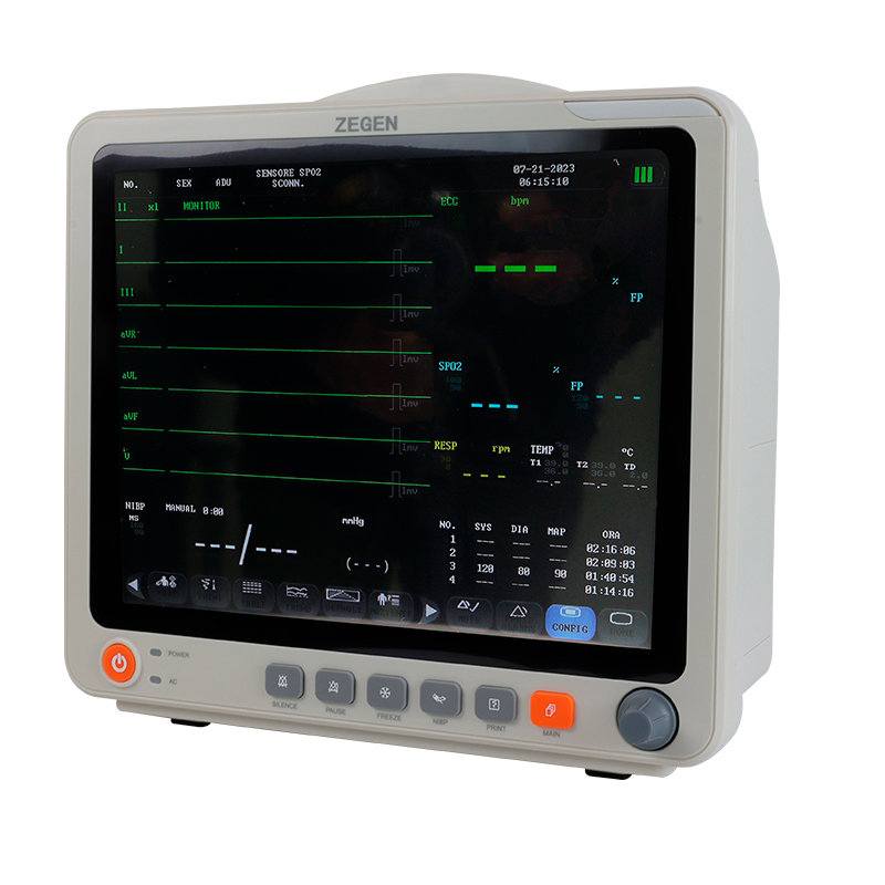Foto 4 pulgar | Monitor de Signos Vitales de Paciente Zegen  Zgn-7d 12 Pulgadas