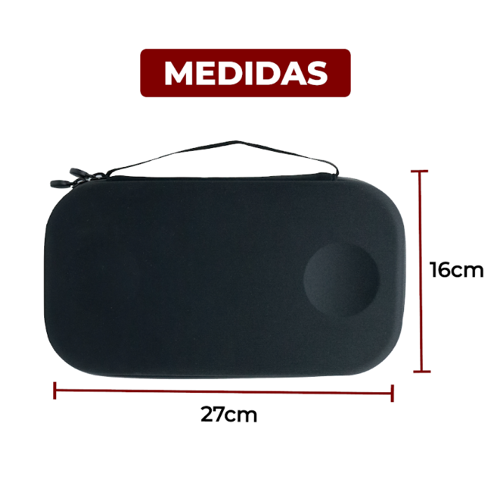 Foto 6 pulgar | Estuche de Estetoscopio Portátil Negro