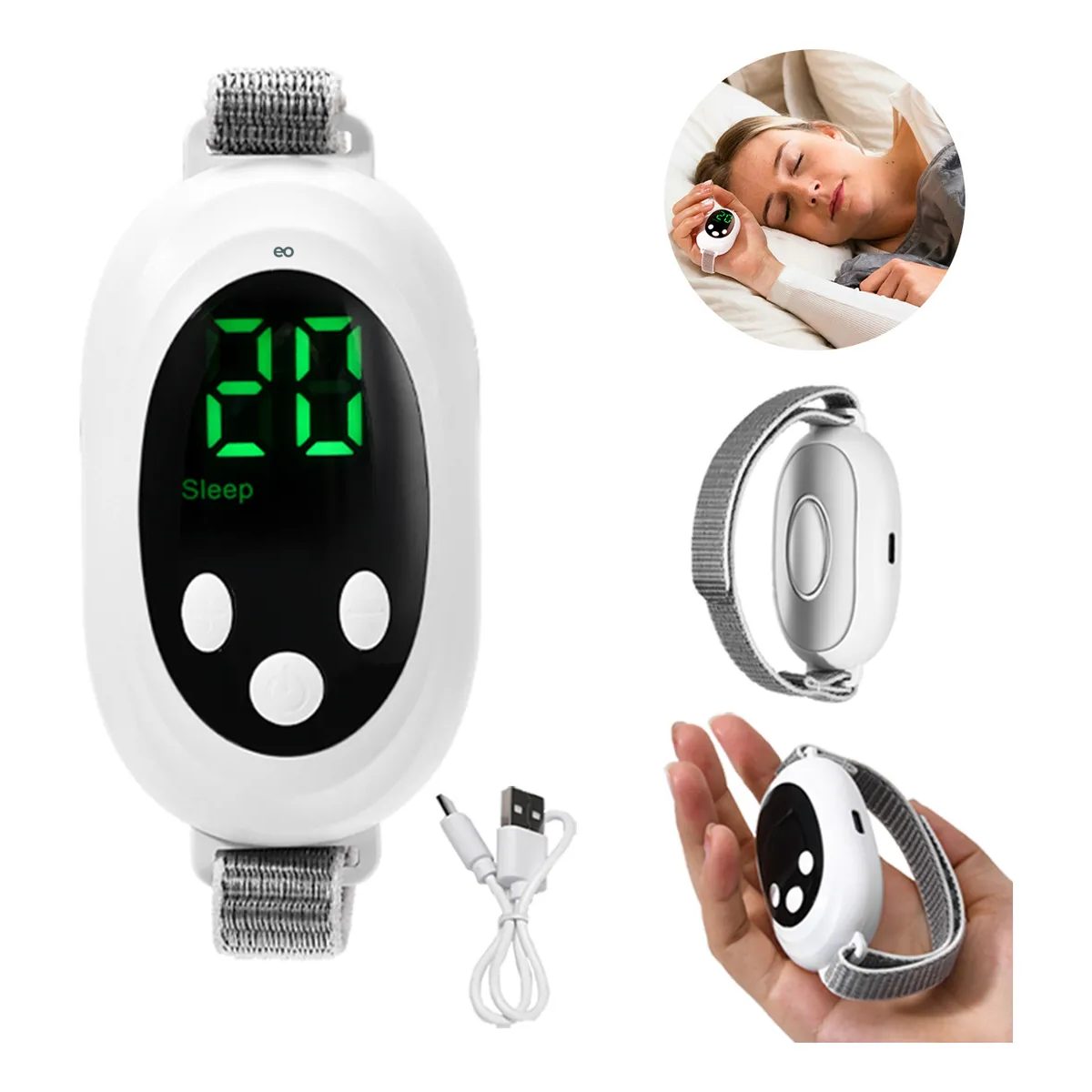 Foto 4 pulgar | Neurocontrol Ansiedad Pazmental Insomio Electro Pulsaciones Eo Safe Imports Esi-19132 Blanco