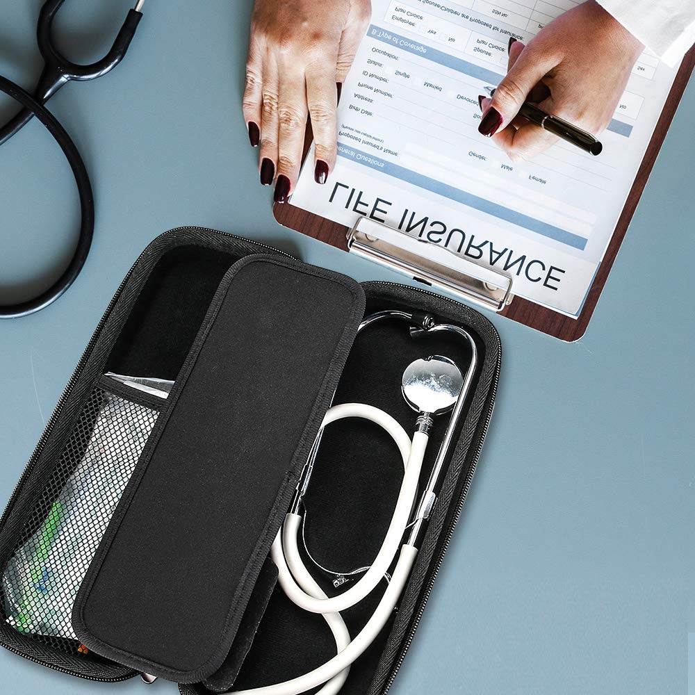 Foto 7 | Funda De Transporte Para Estetoscopios Procase, Rígida, De Viaje, Color Negro - Venta Internacional.