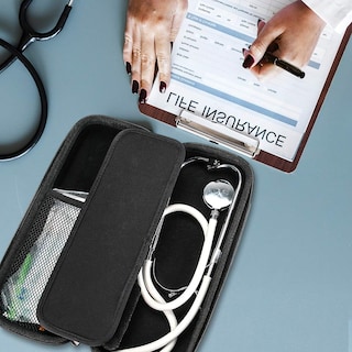Foto 7 | Funda De Transporte Para Estetoscopios Procase, Rígida, De Viaje, Color Negro - Venta Internacional.