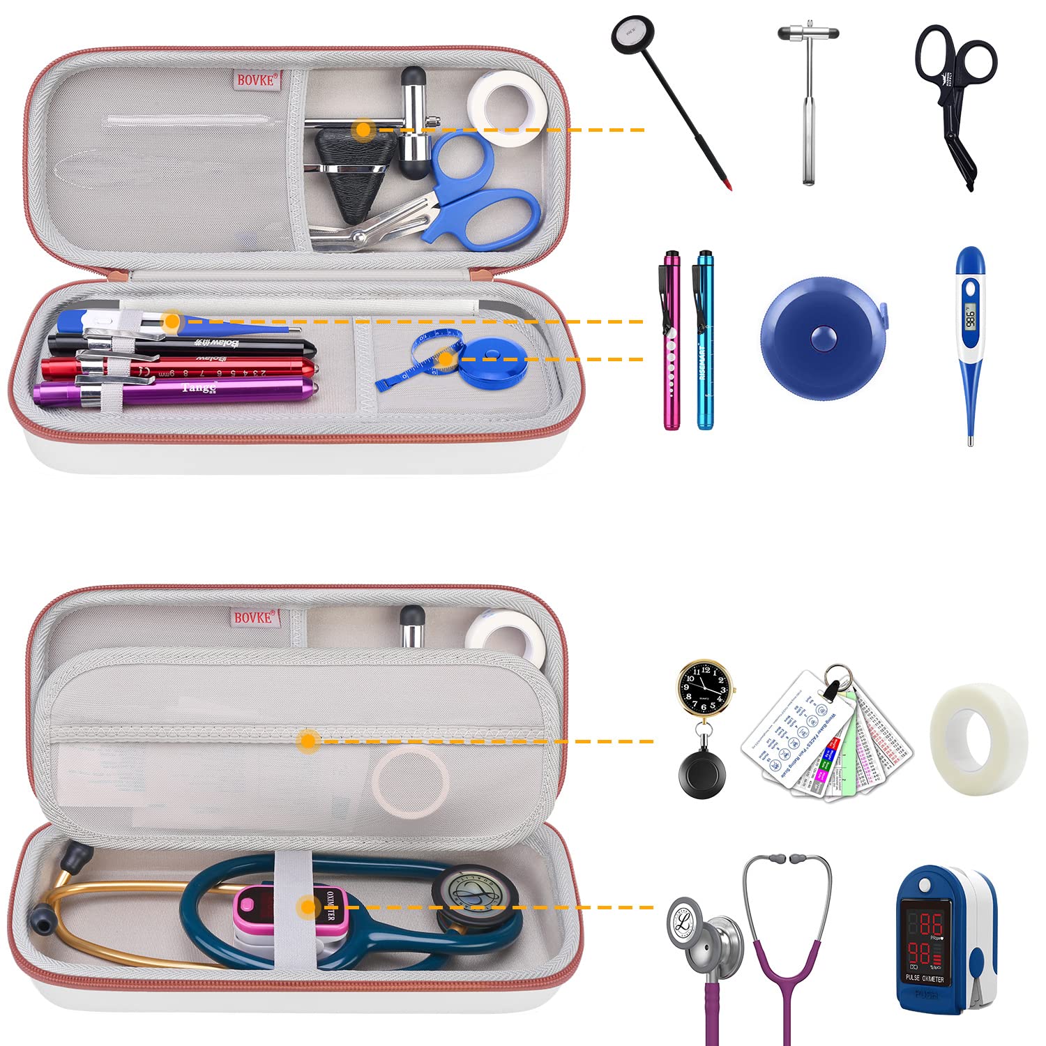 Foto 3 pulgar | Funda De Estetoscopio Bovke Travel Para 3m Littmann Classic Iii - Venta Internacional.