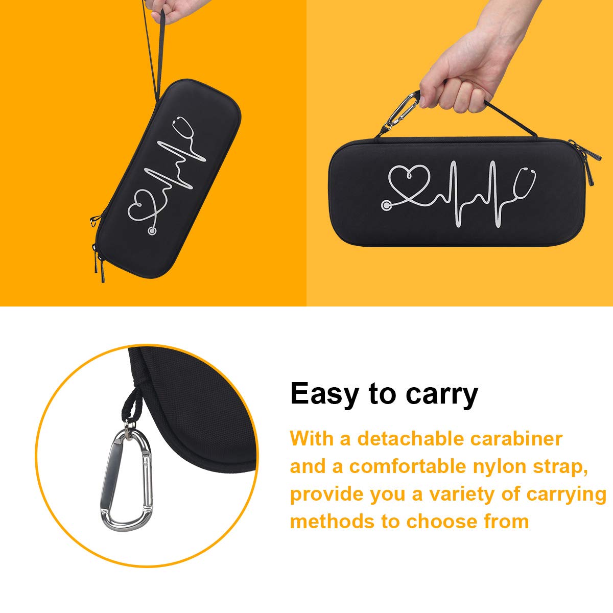 Foto 5 | Funda Rígida Para Estetoscopio Bovke Littmann Classic Iii De 3m  Color Negro - Venta Internacional.