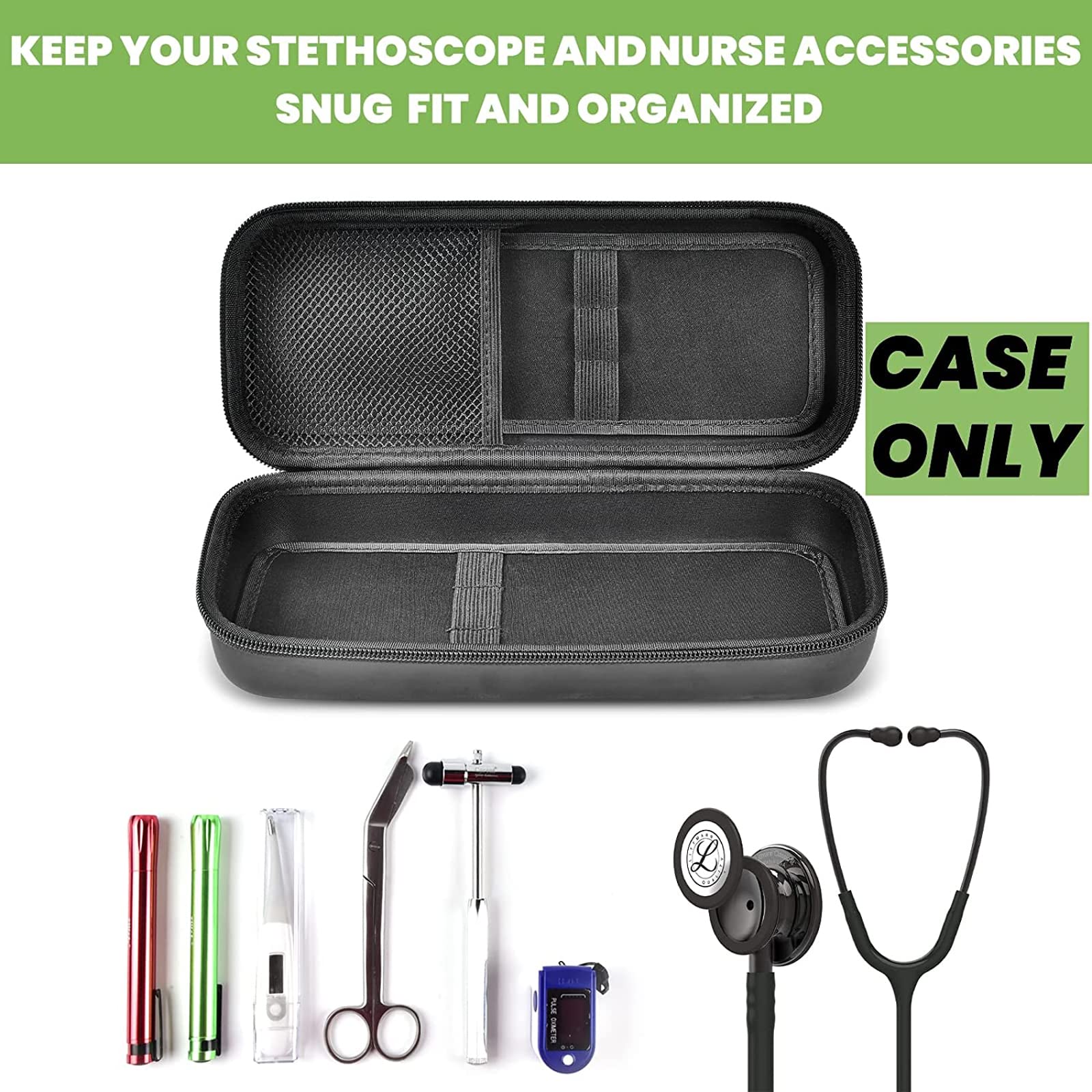 Foto 3 pulgar | Funda Para Estetoscopio Alkoo Compatible Con 3m Littmann Classic Iii - Venta Internacional.