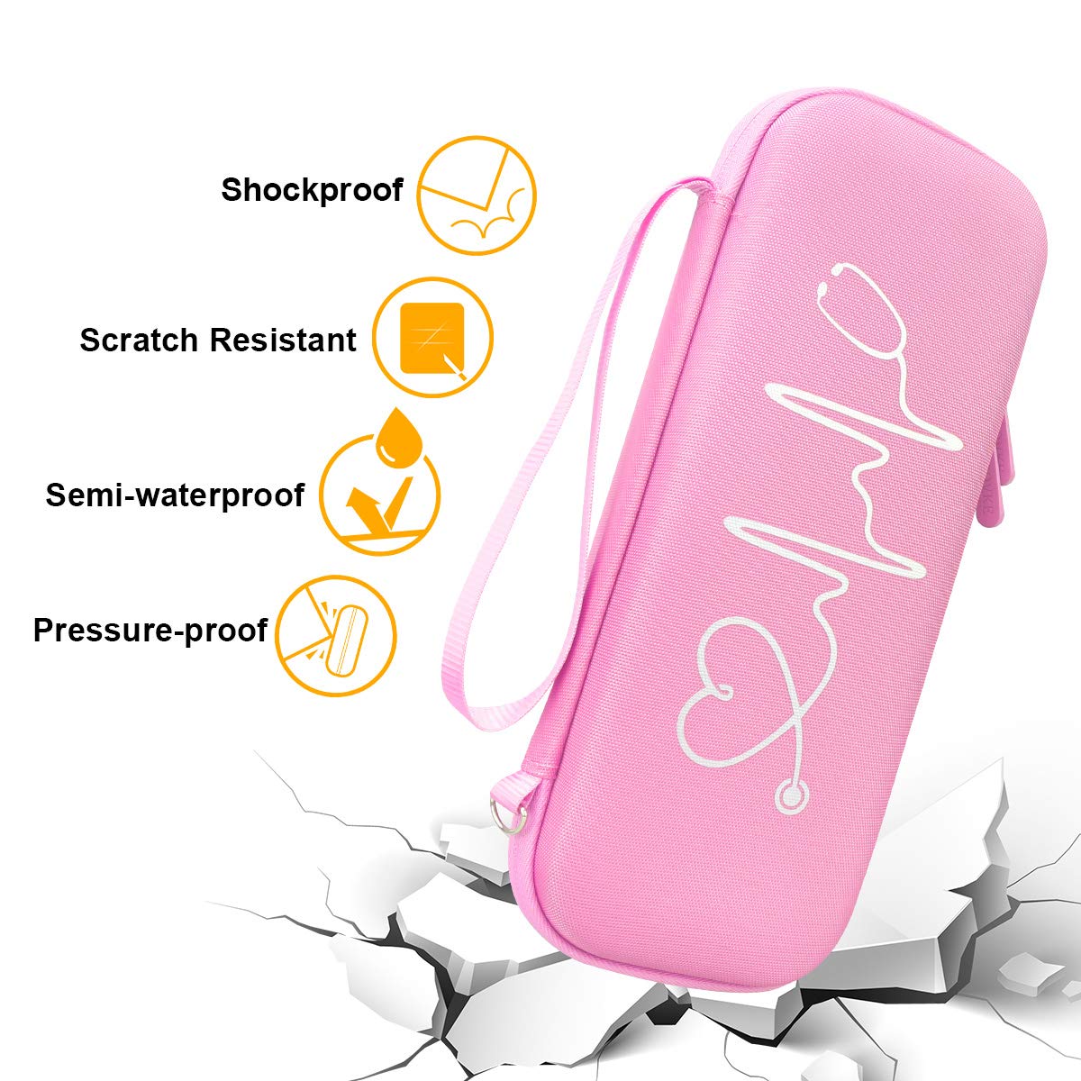 Foto 2 | Funda Para Estetoscopio Bovke Para 3m Littmann Classic Iii  Color Rosa - Venta Internacional.