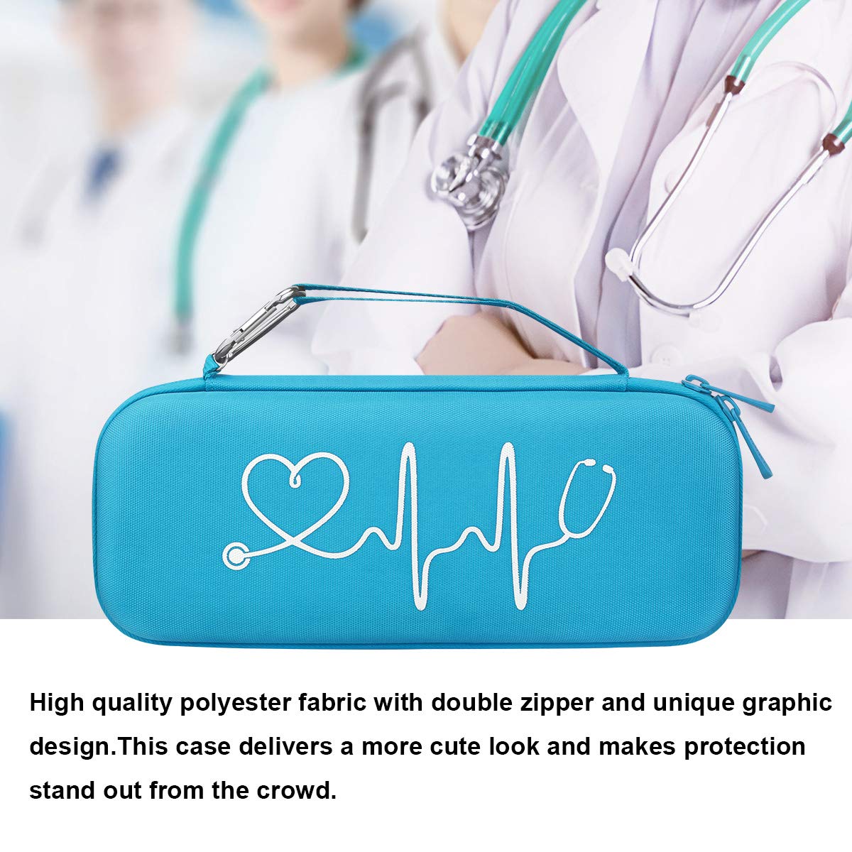 Foto 7 pulgar | Funda Para Estetoscopio Bovke Para 3m Littmann Classic Iii  Color Azul - Venta Internacional.