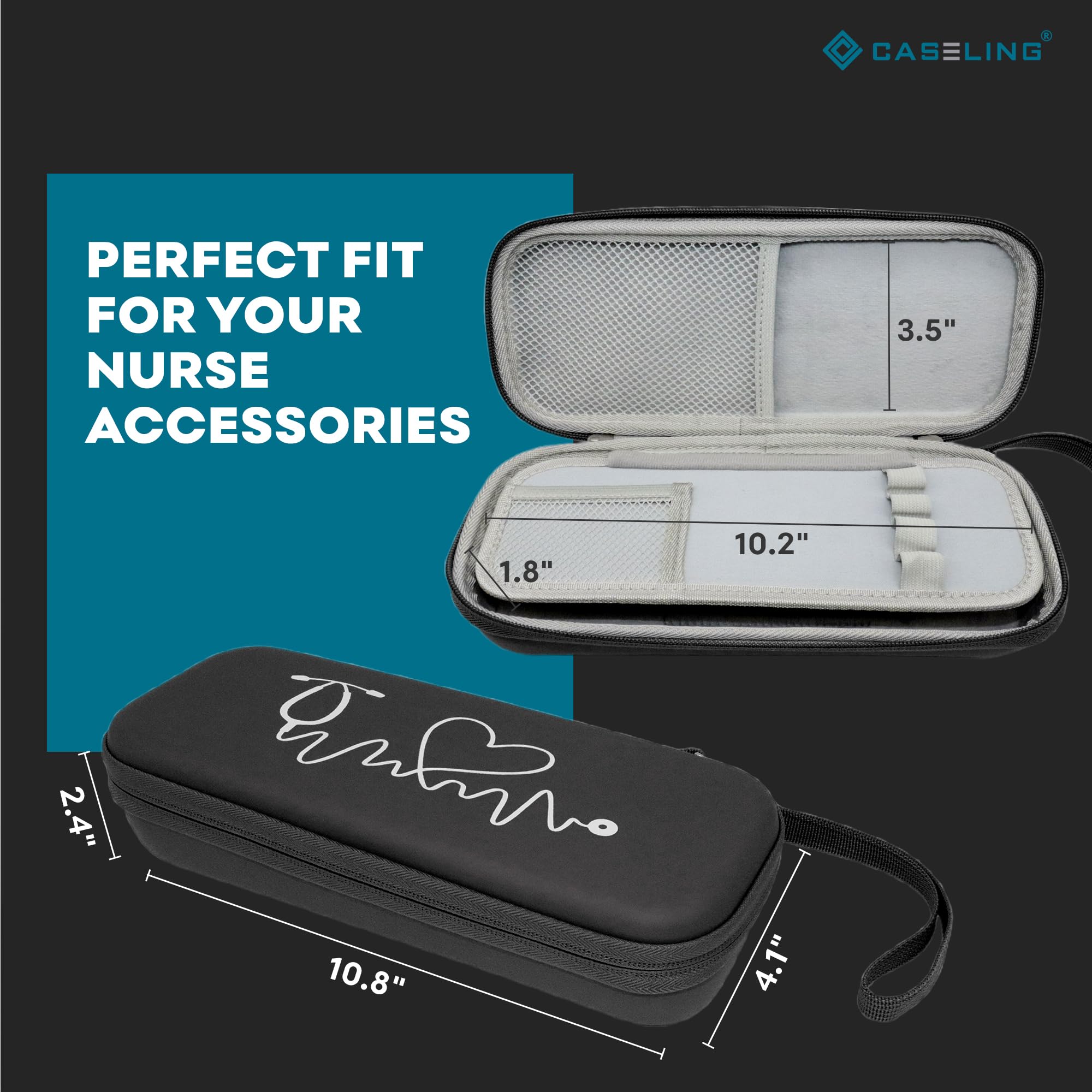 Foto 2 | Funda De Estetoscopio Con Carcasa De Eva Dura Para Littman Classic Iii De 3m - Venta Internacional.