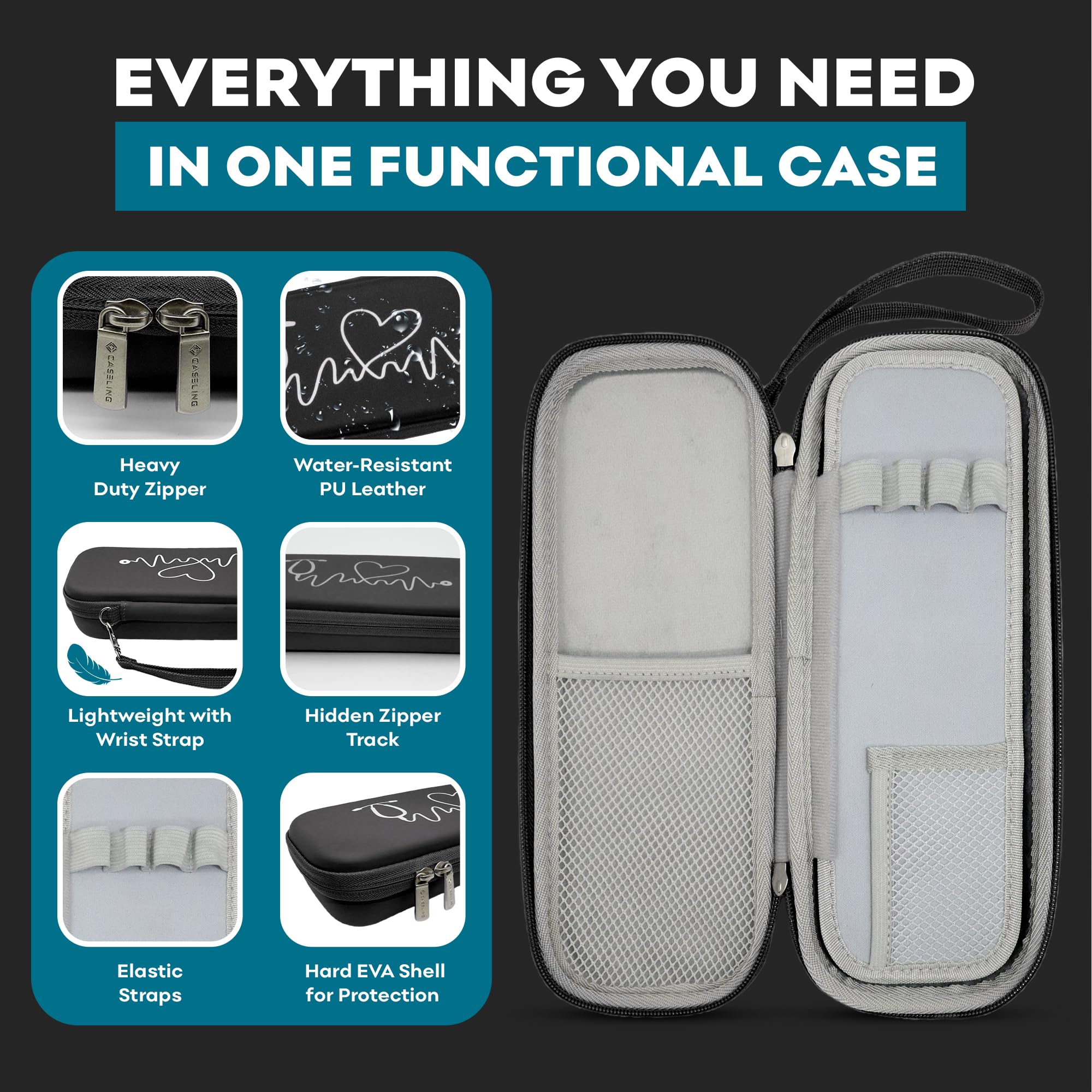 Foto 4 | Funda De Estetoscopio Con Carcasa De Eva Dura Para Littman Classic Iii De 3m - Venta Internacional.