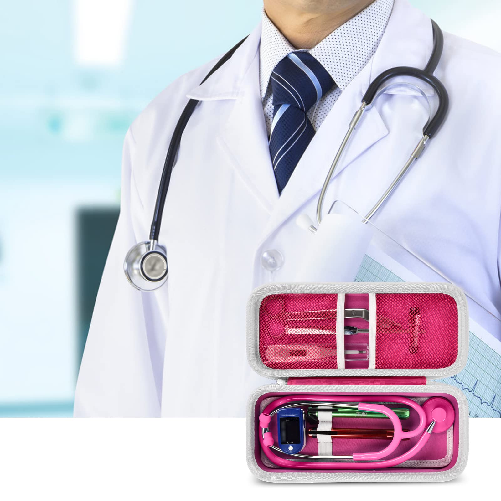 Foto 7 | Funda Para Estetoscopio Alkoo Compatible Con 3m Littmann Classic Iii - Venta Internacional.