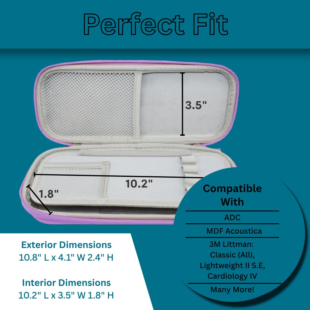 Foto 4 pulgar | Funda De Estetoscopio Con Carcasa De Eva Dura Para 3m Littmann Classic Iii - Venta Internacional.