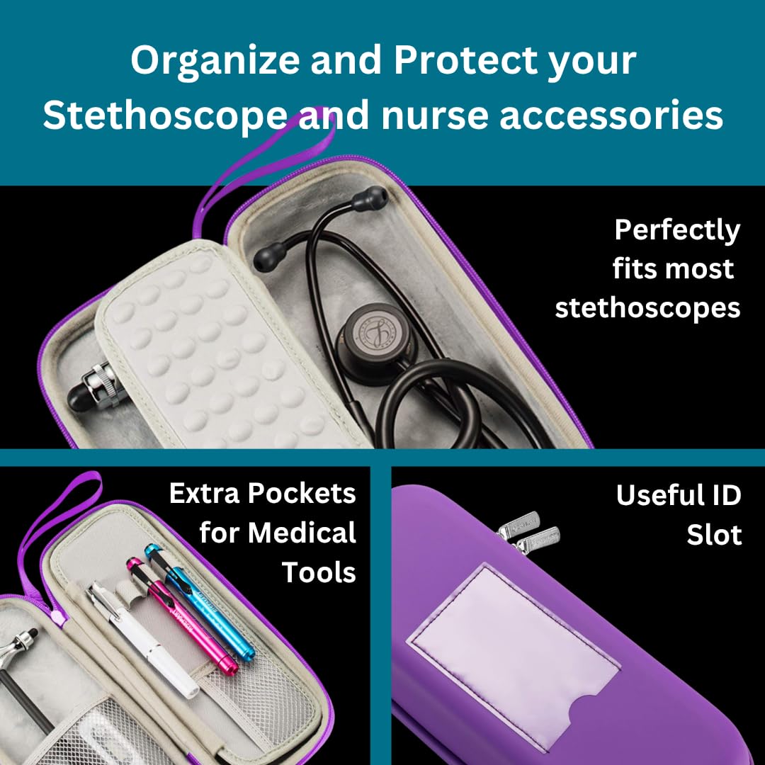 Foto 5 pulgar | Funda De Estetoscopio Con Carcasa De Eva Dura Para 3m Littmann Classic Iii - Venta Internacional.