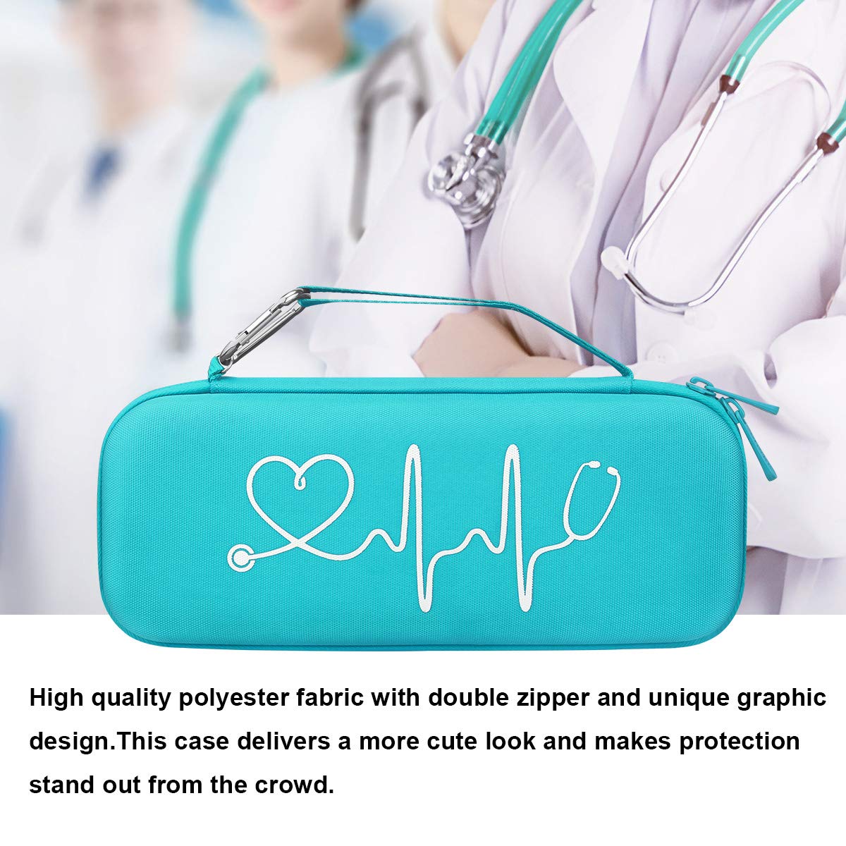 Foto 7 pulgar | Funda De Estetoscopio Bovke Para 3m Littmann Classic Iii  Color Turquesa - Venta Internacional.