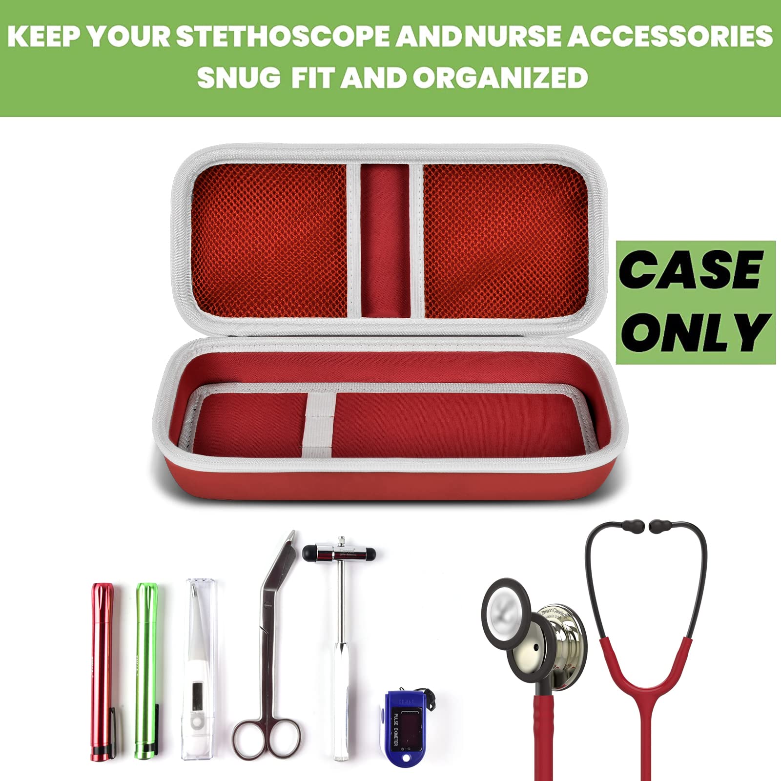 Foto 3 pulgar | Funda Para Estetoscopio Alkoo Compatible Con 3m Littmann Classic Iii - Venta Internacional.