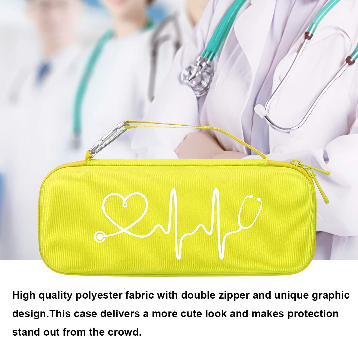 Foto 7 pulgar | Funda Rígida Para Estetoscopio Bovke Para 3m Littmann Classic Iii - Venta Internacional.