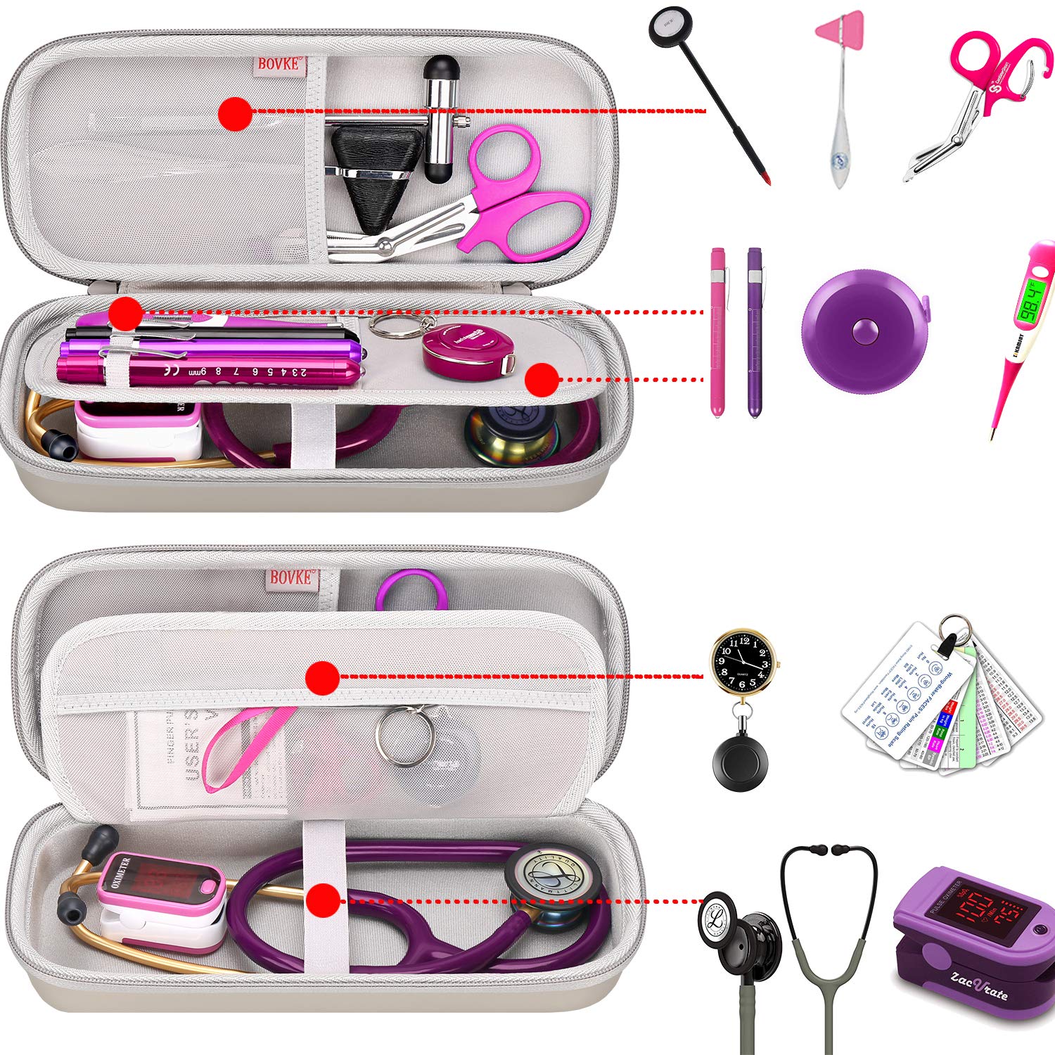 Foto 4 pulgar | Funda Para Estetoscopio Bovke Compatible Con 3m Littmann Cardiology Iv - Venta Internacional.