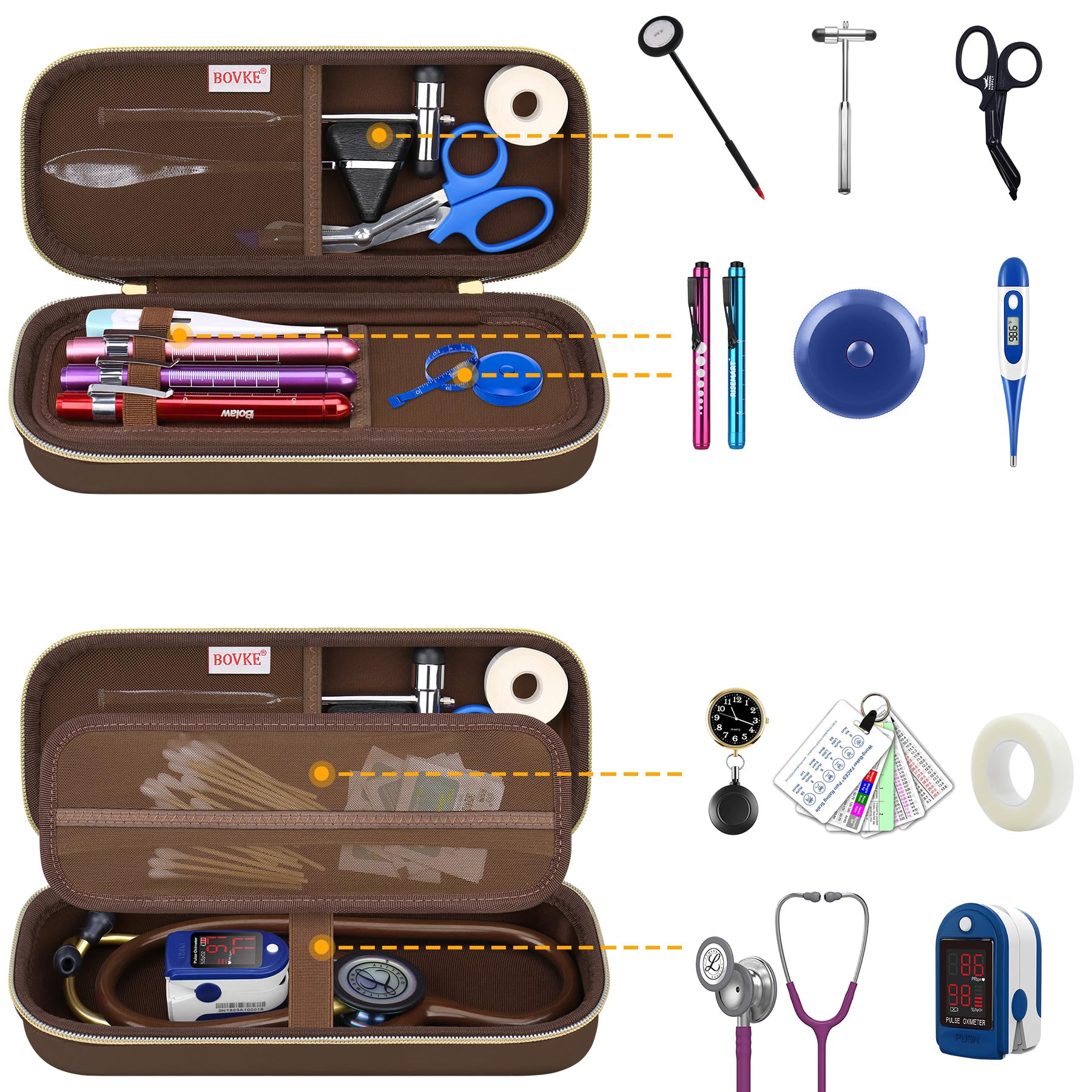 Foto 3 pulgar | Funda De Estetoscopio Bovke Travel Para 3m Littmann Cardiology Iv - Venta Internacional.