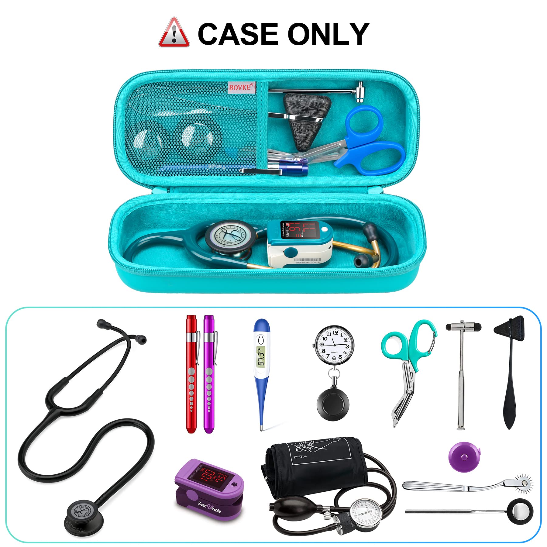 Foto 4 pulgar | Funda De Estetoscopio Bovke Para 3m Littmann Classic Iii  Color Turquesa - Venta Internacional.
