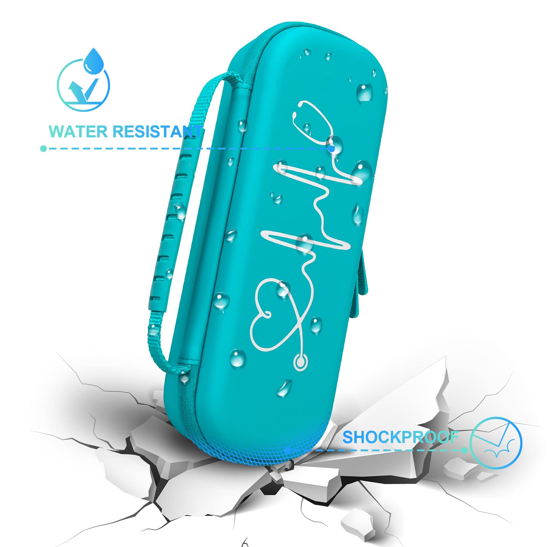 Foto 6 | Funda De Estetoscopio Bovke Para 3m Littmann Classic Iii  Color Turquesa - Venta Internacional.