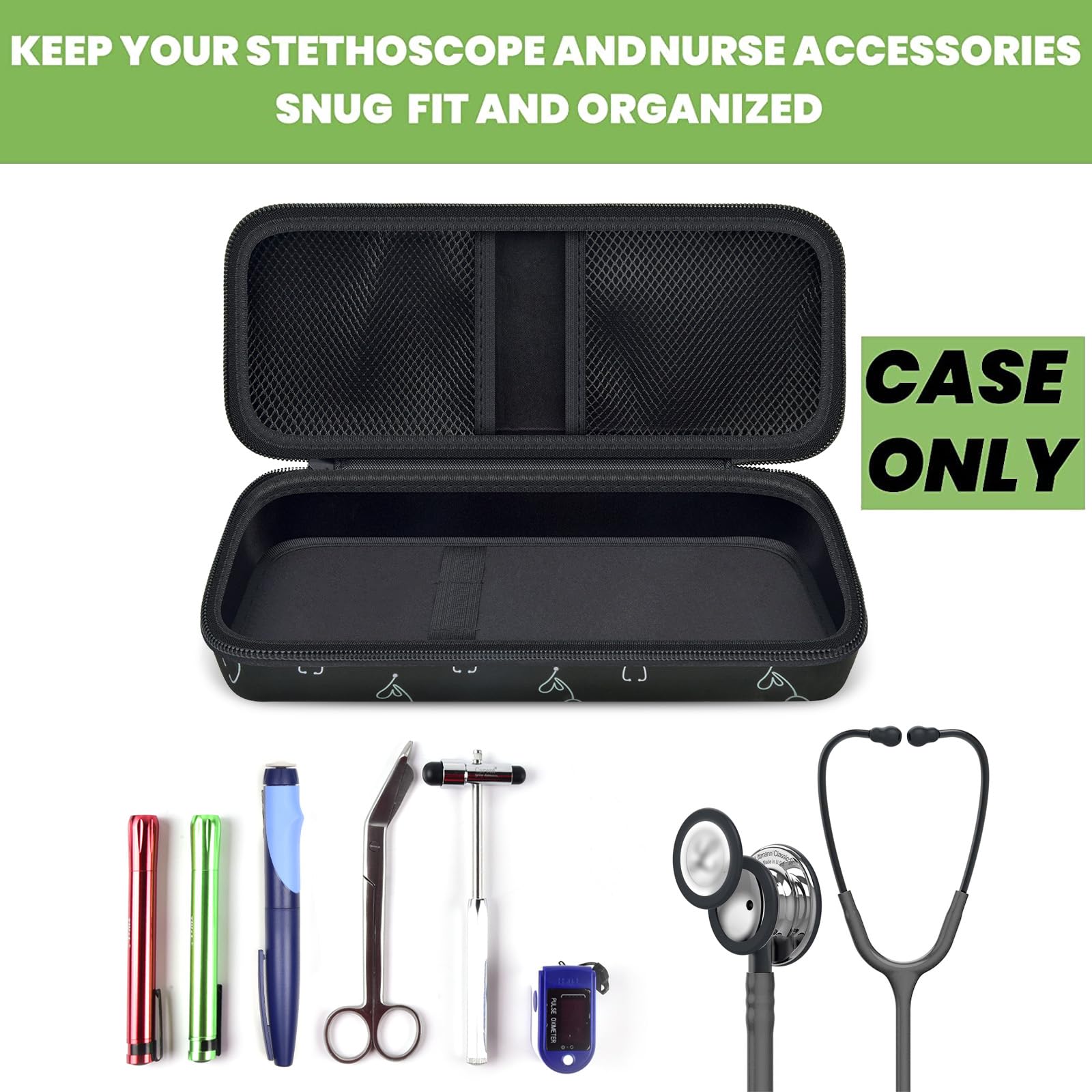 Foto 3 pulgar | Funda Para Estetoscopio Alkoo Compatible Con 3m Littmann Classic Iii - Venta Internacional.