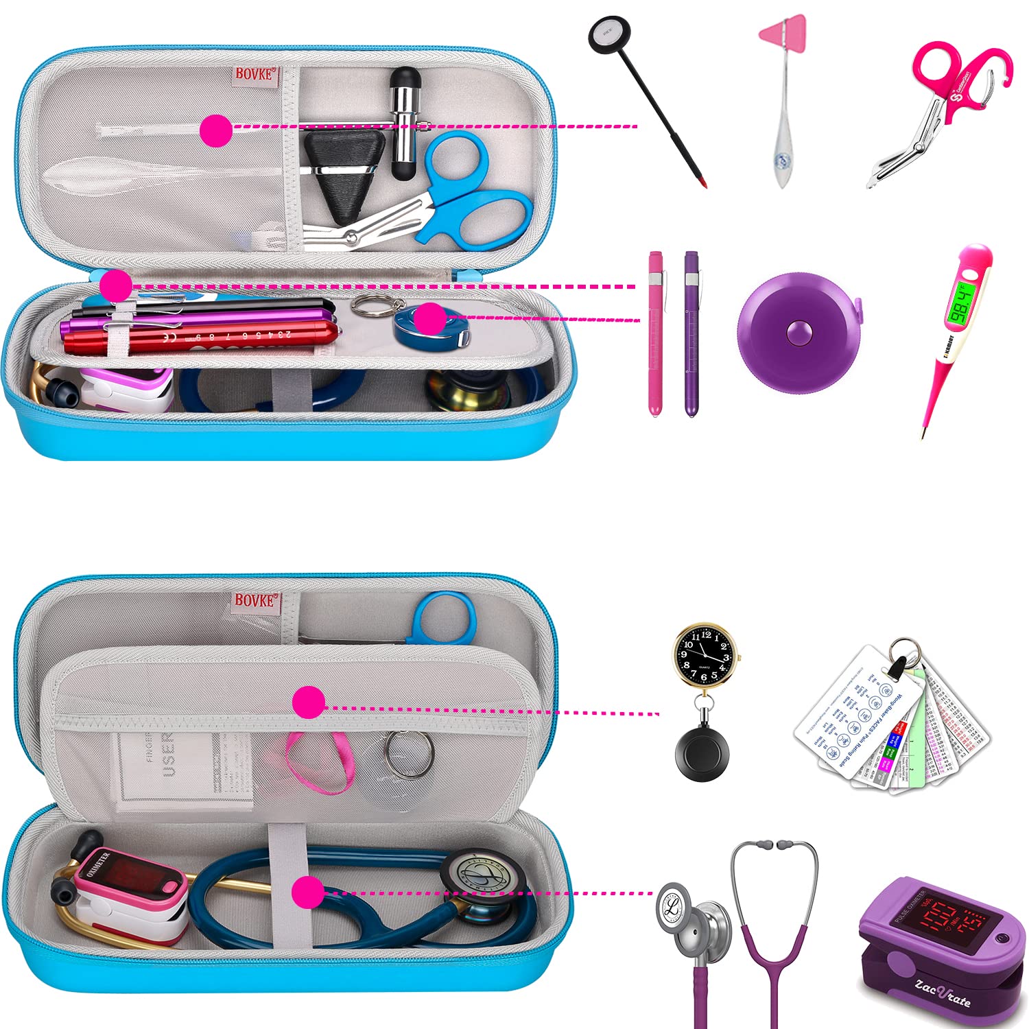 Foto 4 pulgar | Funda Para Estetoscopio Bovke Compatible Con 3m Littmann Cardiology Iv - Venta Internacional.